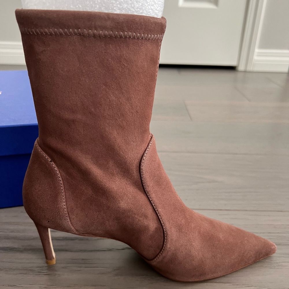 Stuart Weitzman 75 Stretch Booties - Picture 10 of 12